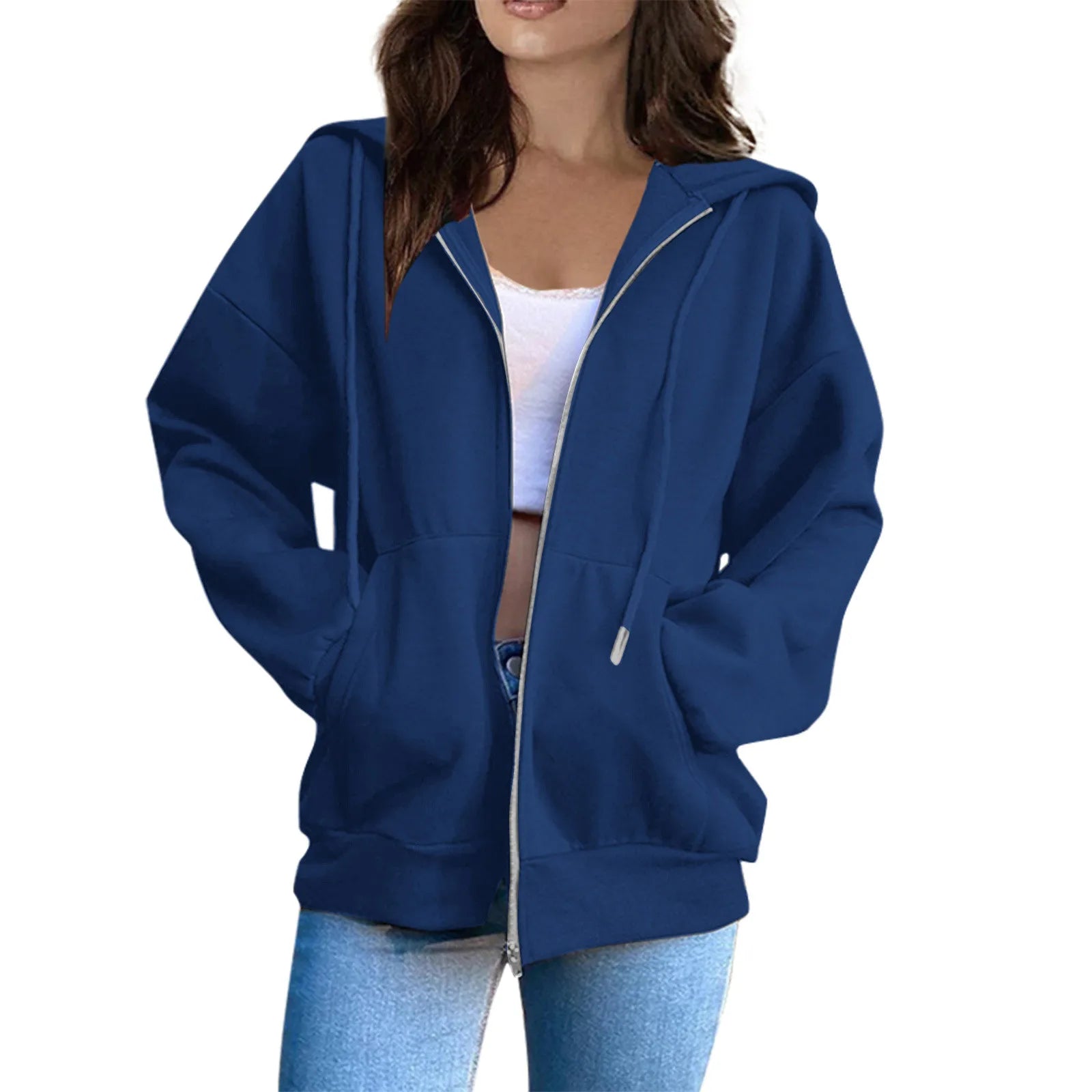 Chic Comfort 2024 Zip-Up Warm Hooded Sweatshirt for Women ATHLEXES