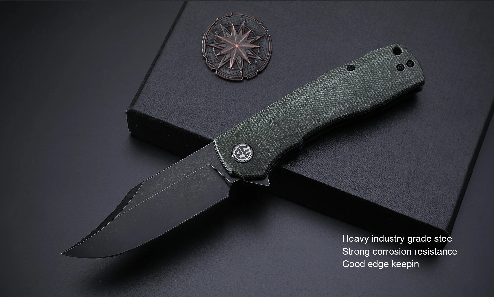 Petrified Fish PFP03 Premium Folding Knife  K110 Steel ATHLEXES
