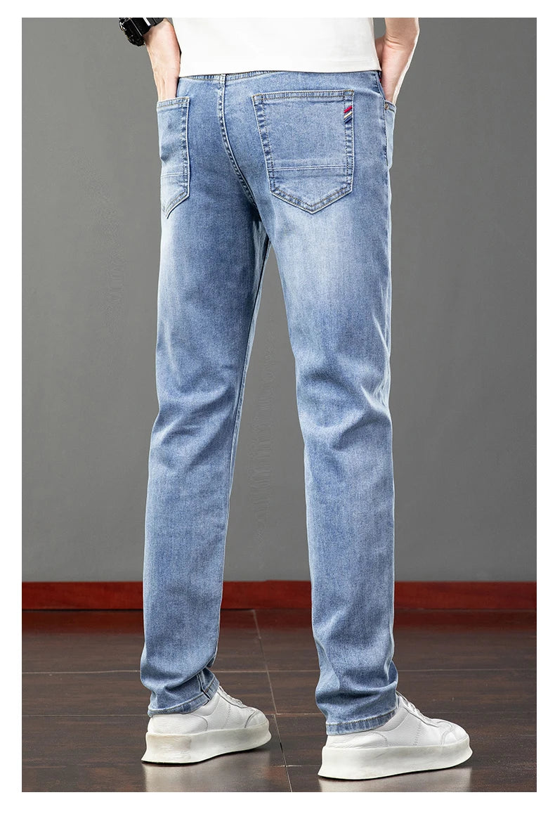 Classic Fit Men's Slim Stretch Denim Jeans ATHLEXES