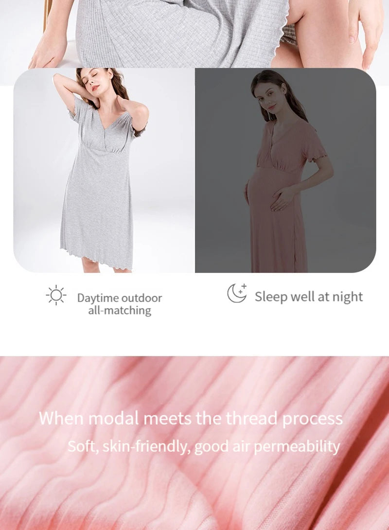 ComfortChic Maternity Nursing Nightgown ATHLEXES