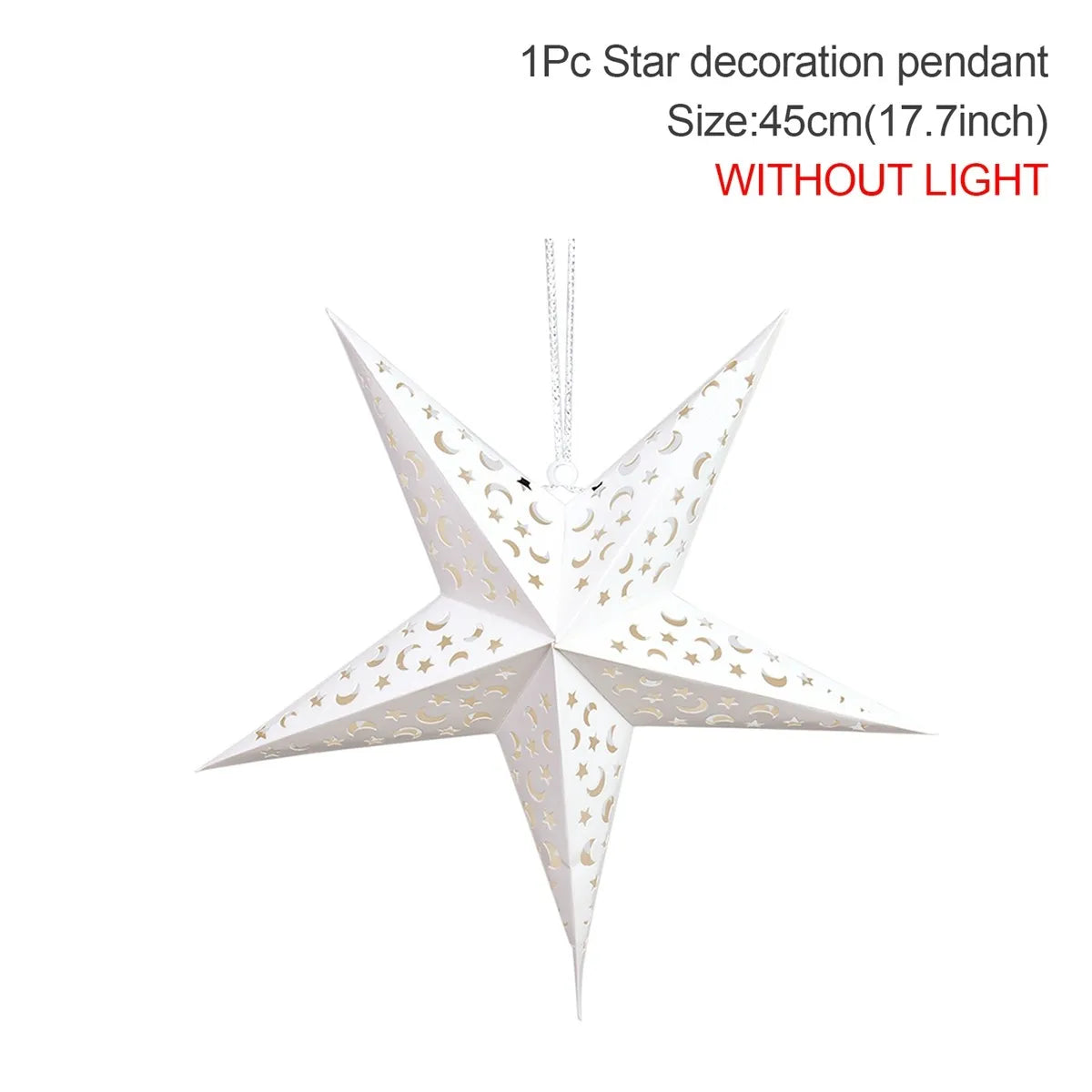 Eid Star Pendant: 30-75cm Festive Decor 2025 ATHLEXES