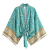 Happie Queens Boho Floral Kimono Bikini Cover-up ATHLEXES