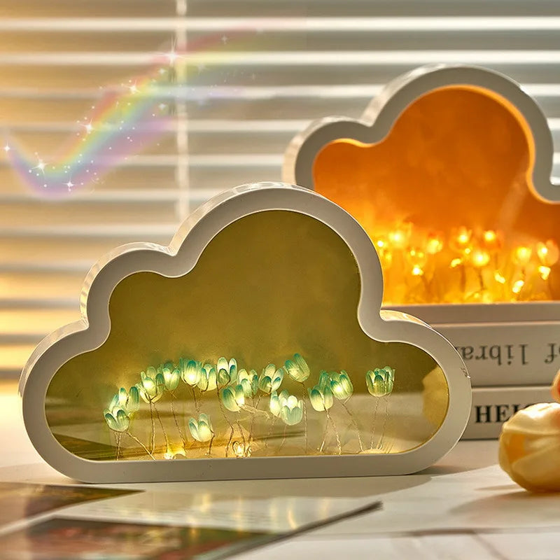Tulip Glow LED Night Light for Dreamy Bedrooms ATHLEXES