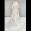 Elegant Maternity Off Shoulder Chiffon Dress ATHLEXES