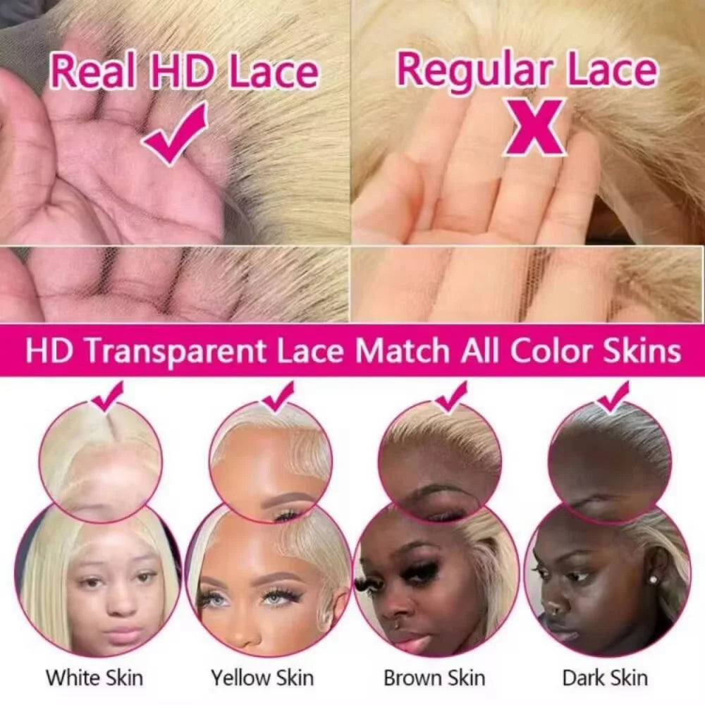 Honey Blonde Body Wave Lace Frontal Wig ATHLEXES