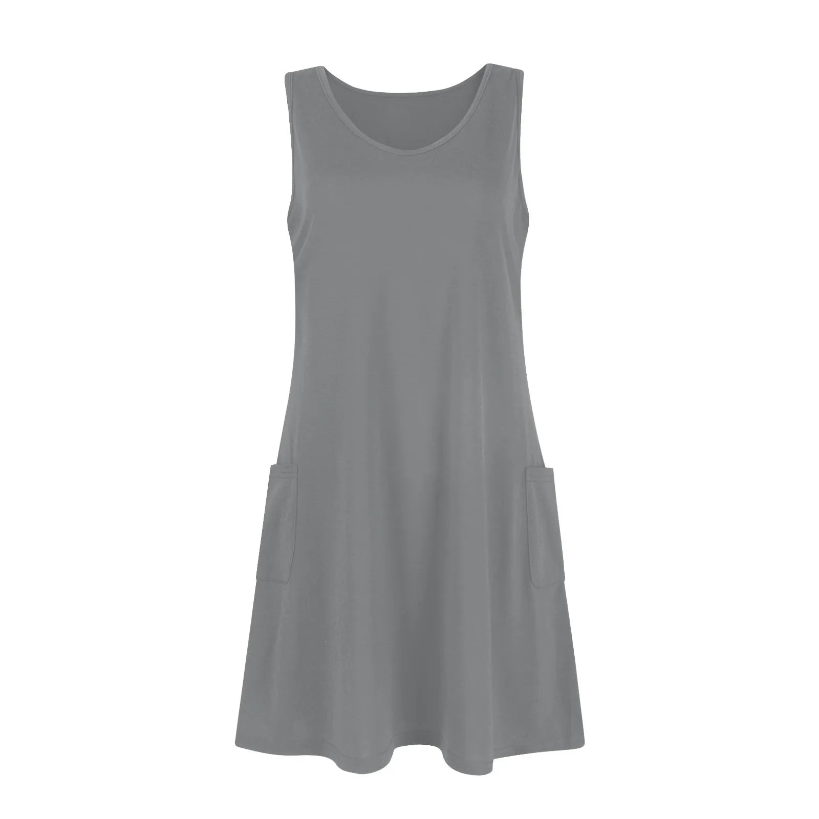 Summer Breeze Plus Size Pocket T-Shirt Dress ATHLEXES