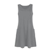 Summer Breeze Plus Size Pocket T-Shirt Dress ATHLEXES