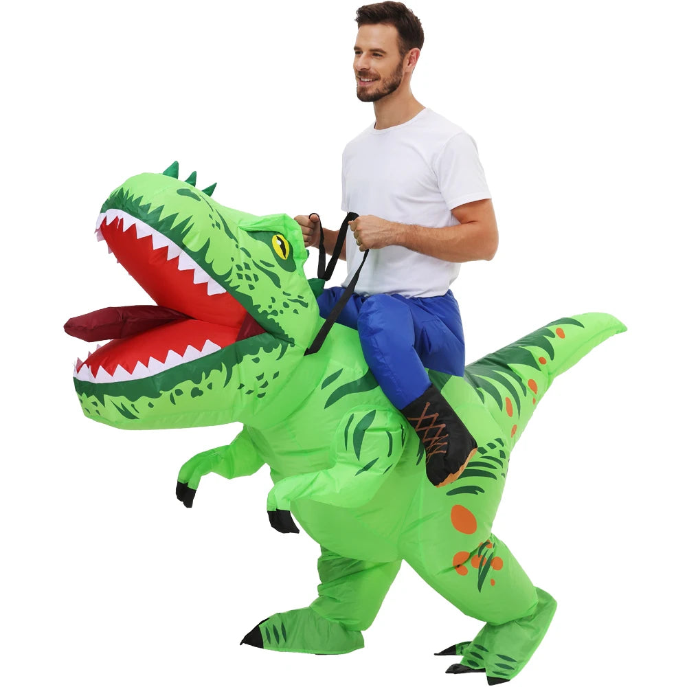 DinoDash Inflatable Costume for Party Fun ATHLEXES