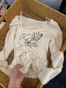 Chic Korean Lace Long Sleeve Layered Top ATHLEXES