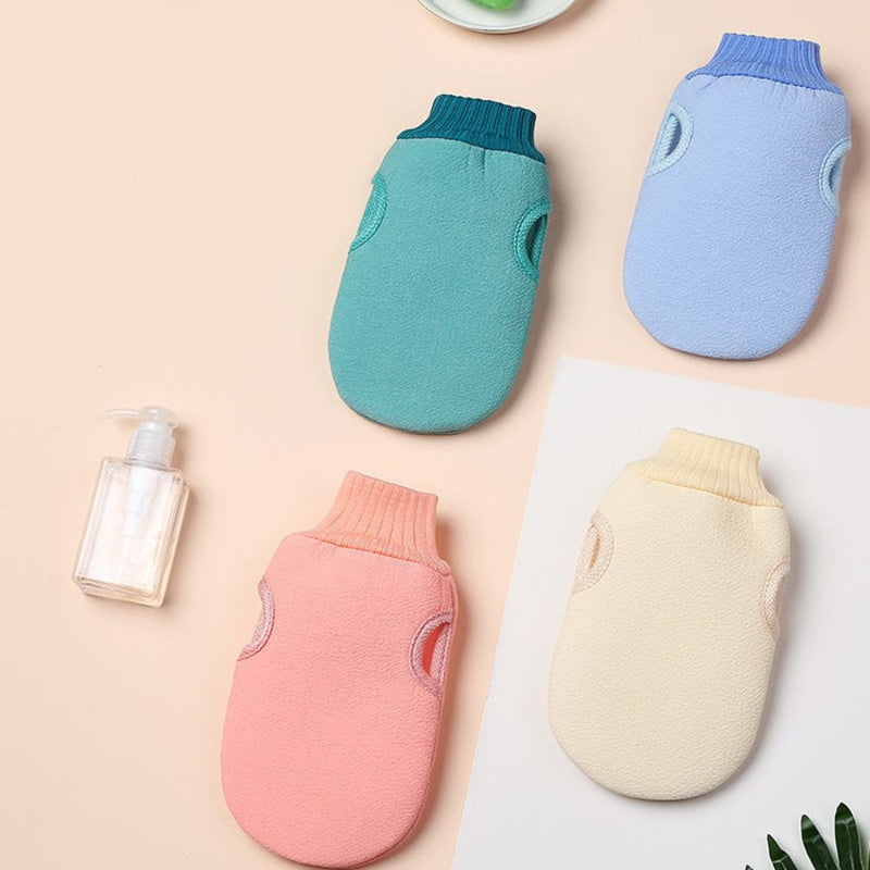 ExfoliGlow Bath Scrub Mitt for Radiant Skin ATHLEXES