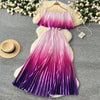 Gradient Luxe Off Shoulder Maxi Dress ATHLEXES
