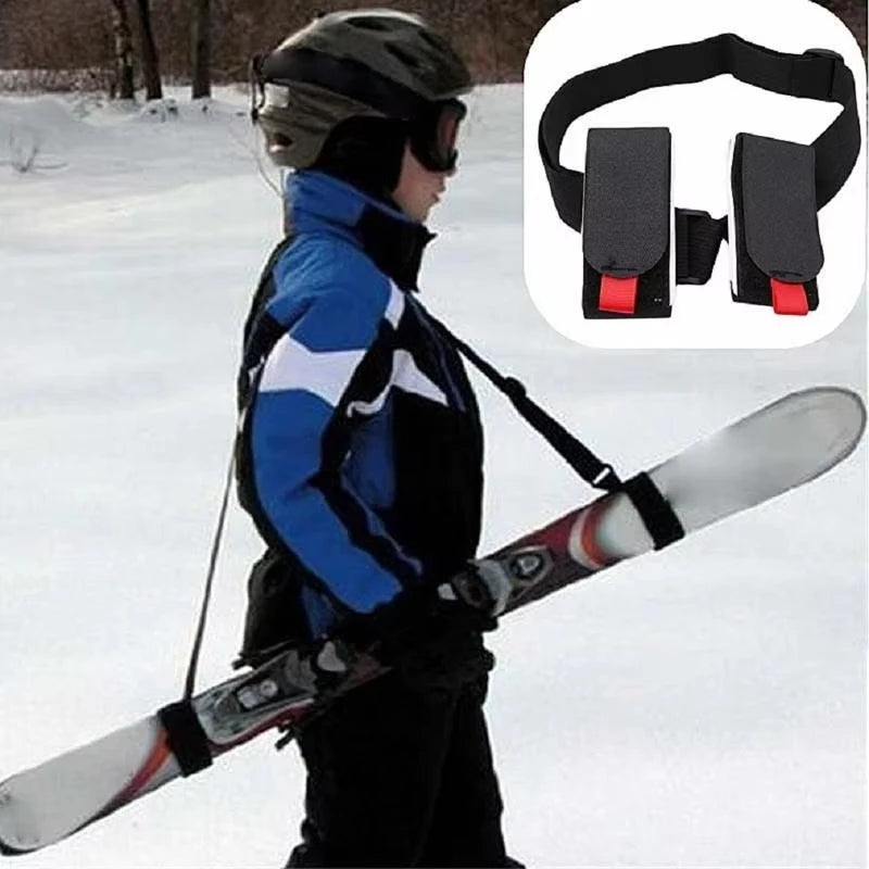 Nylon Ski Handle Carrier with Adjustable Straps ATHLEXES