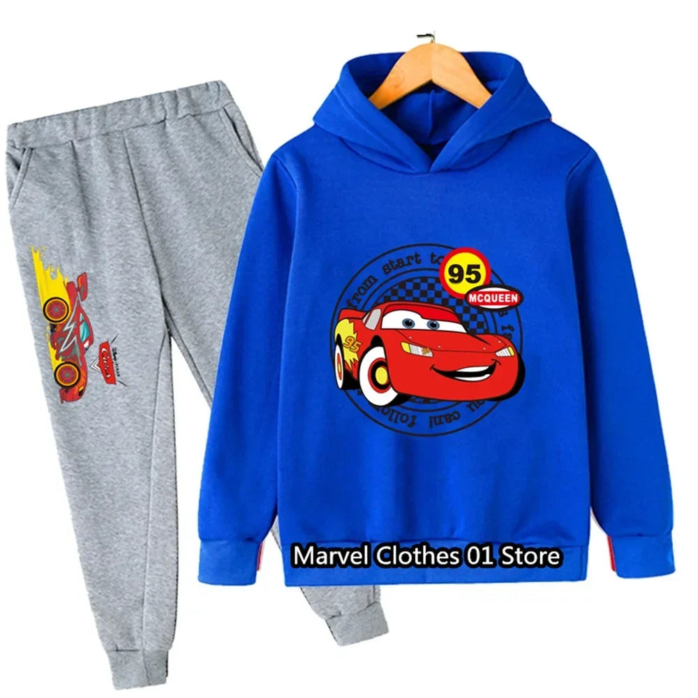 Lightning McQueen Kids Hoodie and Pants Set ATHLEXES