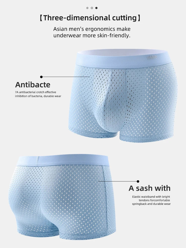 CoolSilk Plus Size Men's Boxer Shorts ATHLEXES