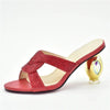 Italian Rhinestone Open Toe Party Pumps for Women ATHLEXES