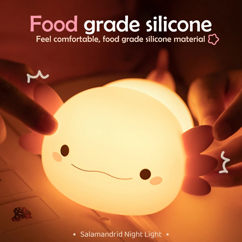 Axolotl Glow Night Light for Kids ATHLEXES