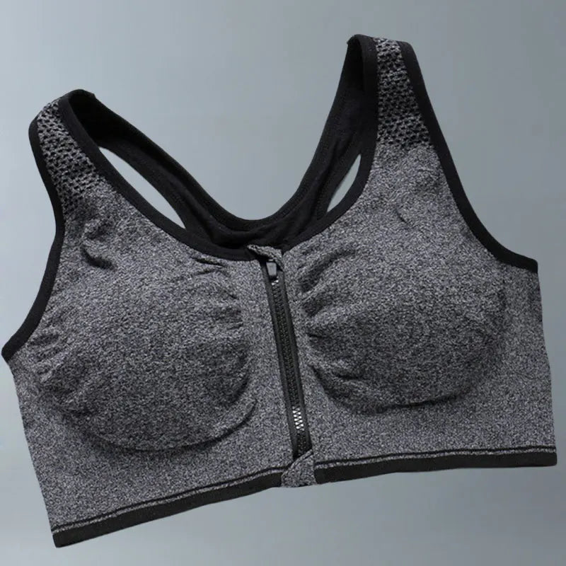BreatheFit Front Zipper Sports Bra ATHLEXES