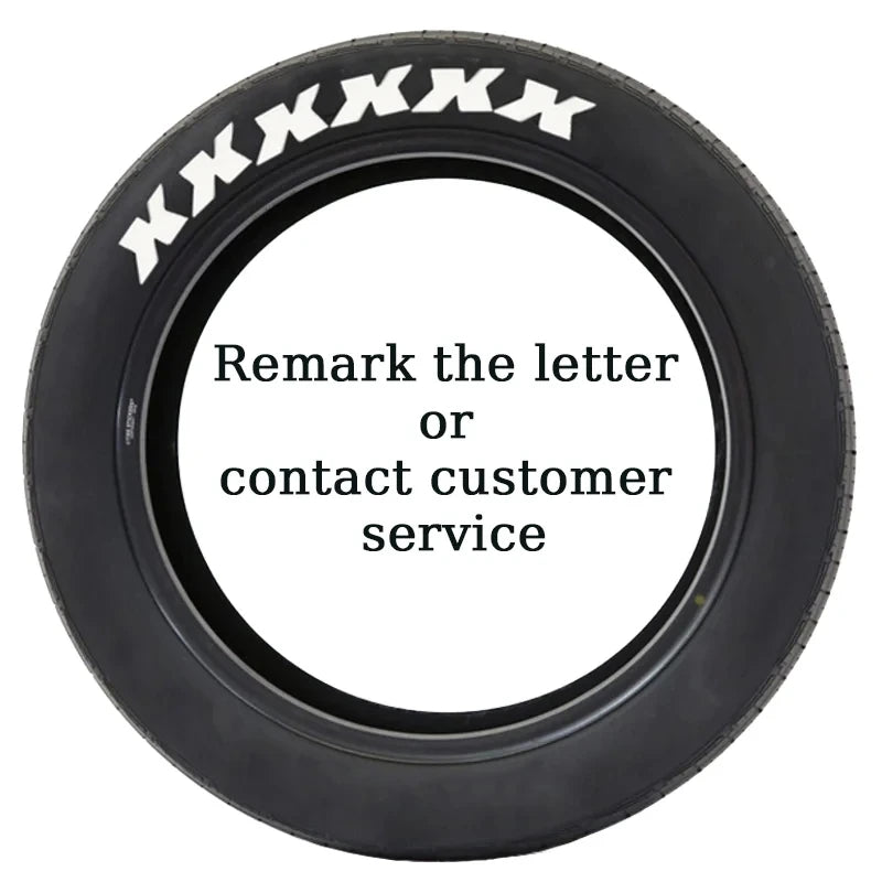 Custom 3D Tire Lettering Stickers for Your Car ATHLEXES
