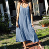 Elegant Cotton Summer Maxi Dress for Women ATHLEXES