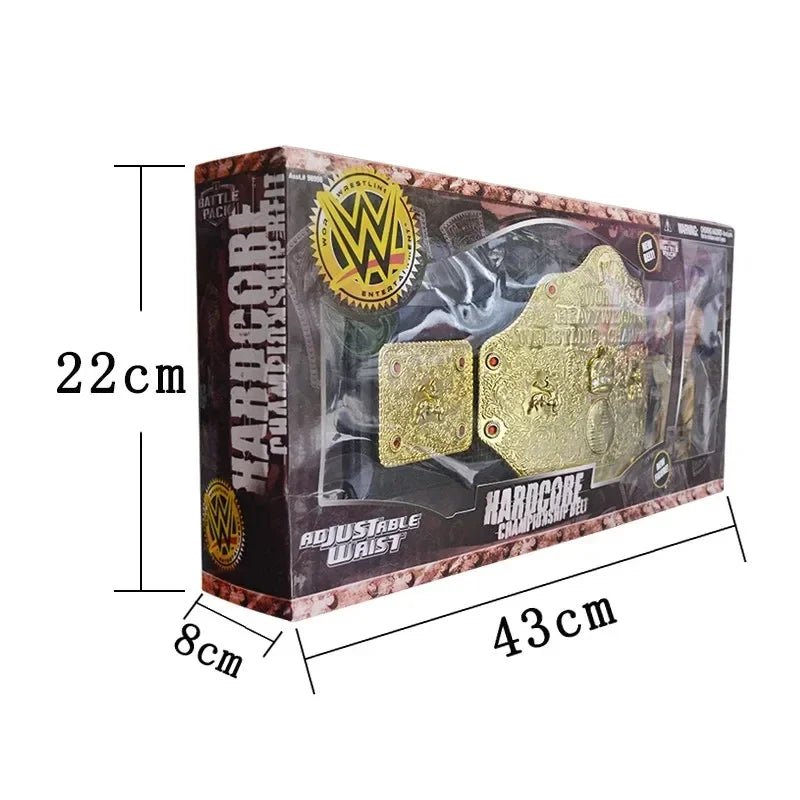 Gold Wrestling Trophy Belt for Halloween and Collectibles ATHLEXES