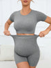 Maternity Comfort Seamless Crop Top and Legging Set ATHLEXES