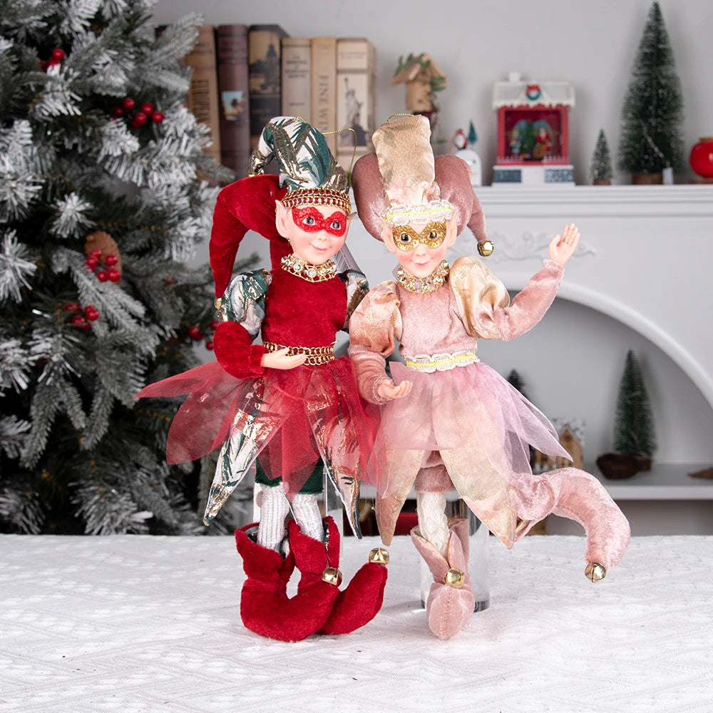 Festive Elf Plush Doll: Christmas Tree Ornament Gift ATHLEXES