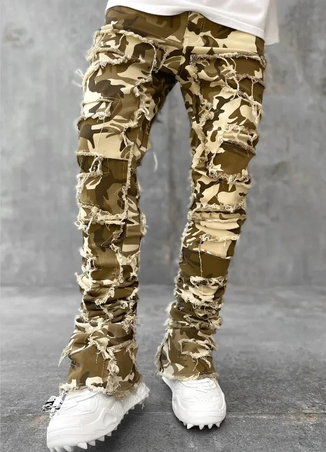 Urban Distressed Slim Fit Denim Pants for Men ATHLEXES