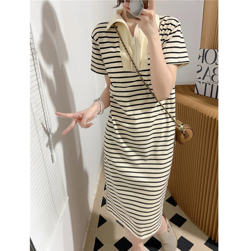 Chic Maternity Nursing Dress 2316 for Breastfeeding ATHLEXES