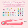 GlamourGem Hair Stamper Kit with Shining Jewels for Girls ATHLEXES