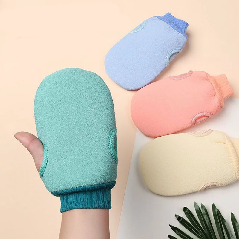 ExfoliGlow Bath Scrub Mitt for Radiant Skin ATHLEXES