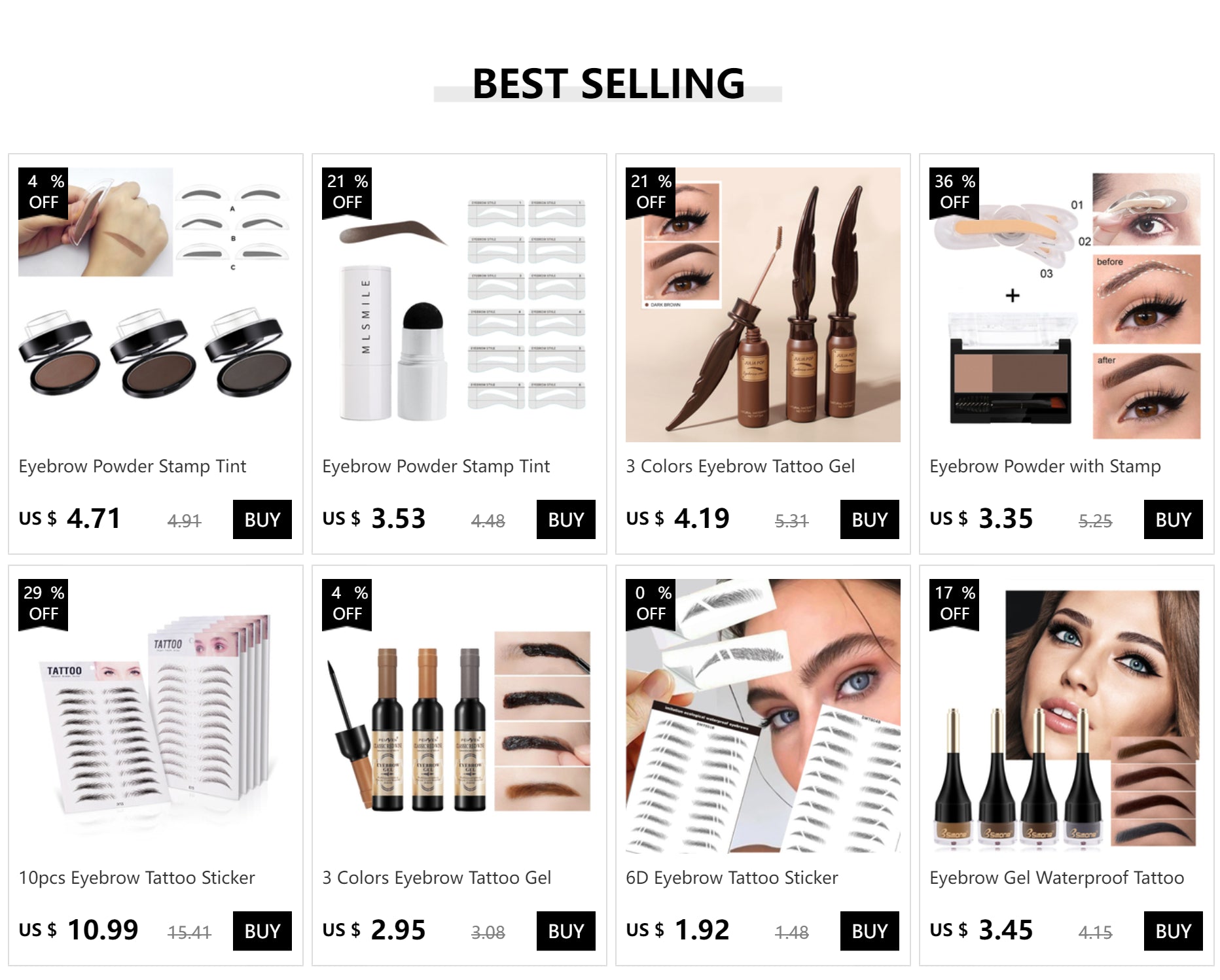 Eyebrow Pro Stamp Kit ATHLEXES