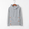 Autumn Chic Embroidered Pocket Hoodie ATHLEXES