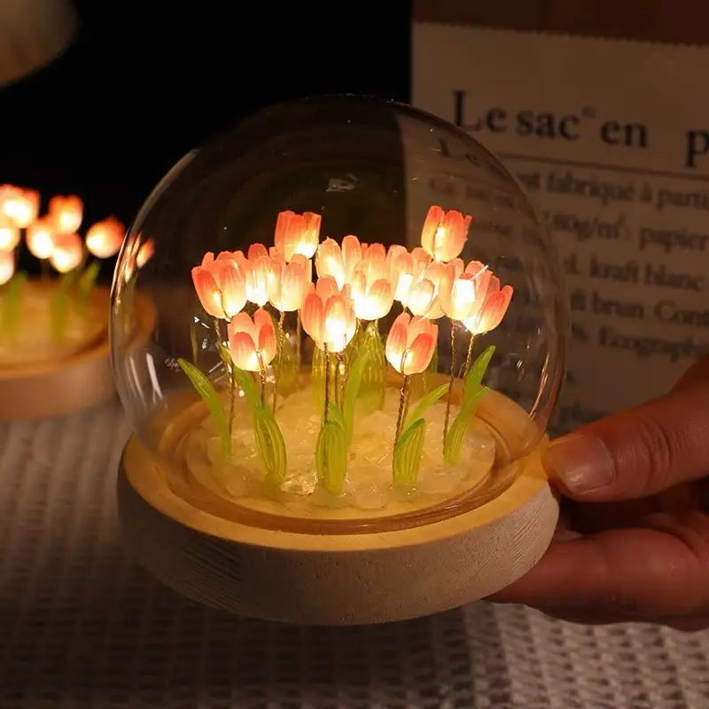 TulipGlow Handmade LED Night Light ATHLEXES