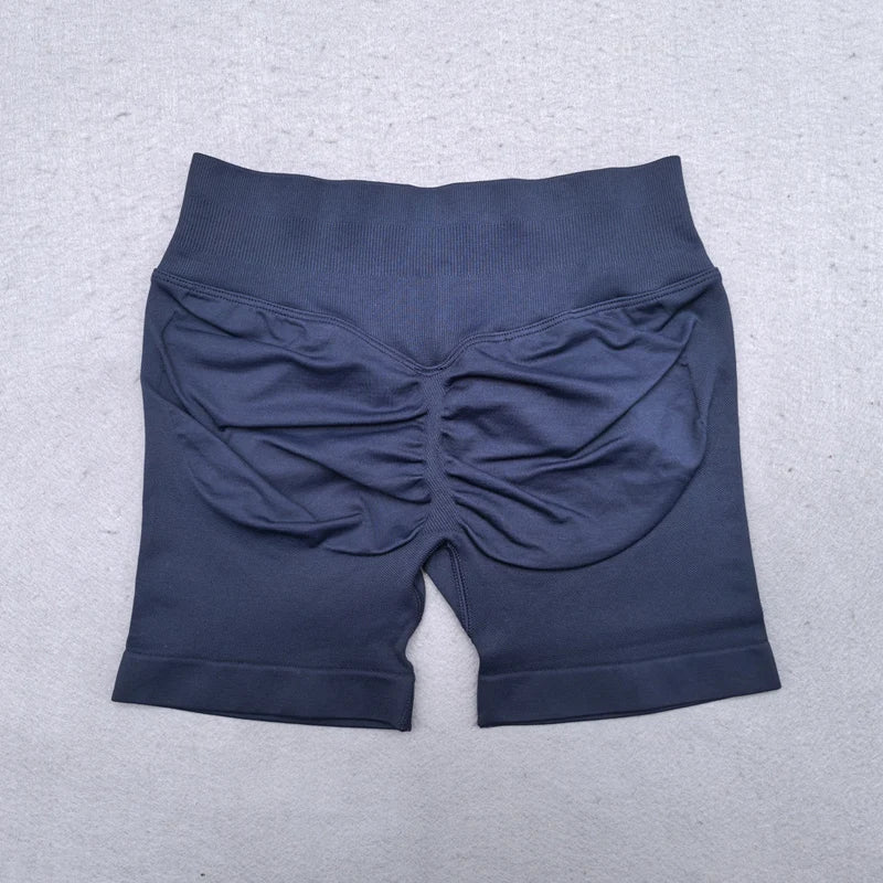Seamless Flex Ribbed Yoga Shorts for Women ATHLEXES