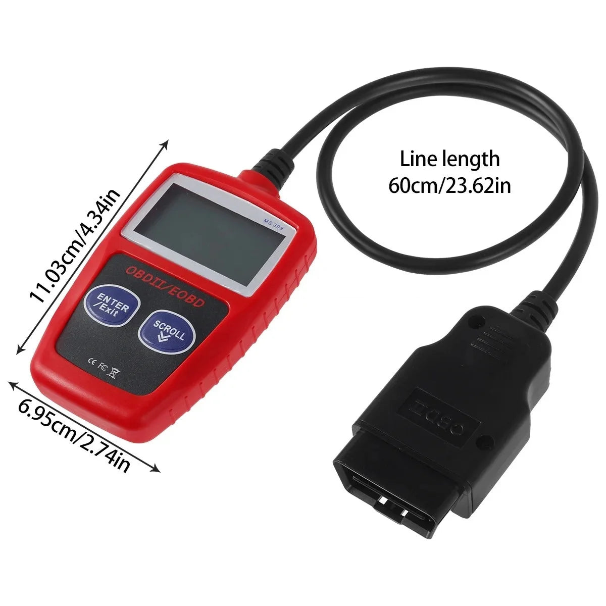 AutoSmart OBD2 Fault Code Scanner ATHLEXES