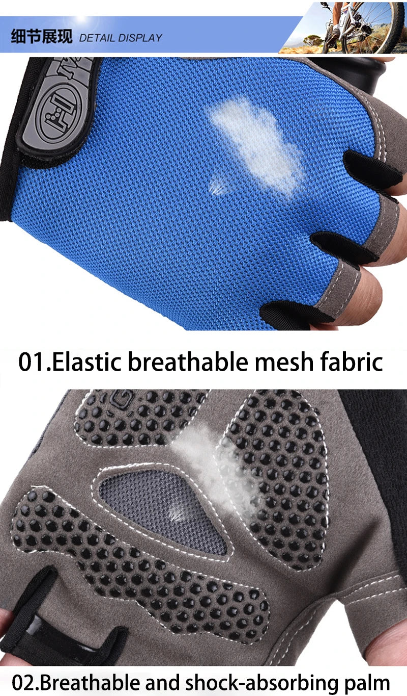 CycloGrip Half Finger Training Gloves for Men & Women ATHLEXES