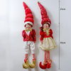 Elf Couple Plush Dolls: Festive Tree Ornaments ATHLEXES
