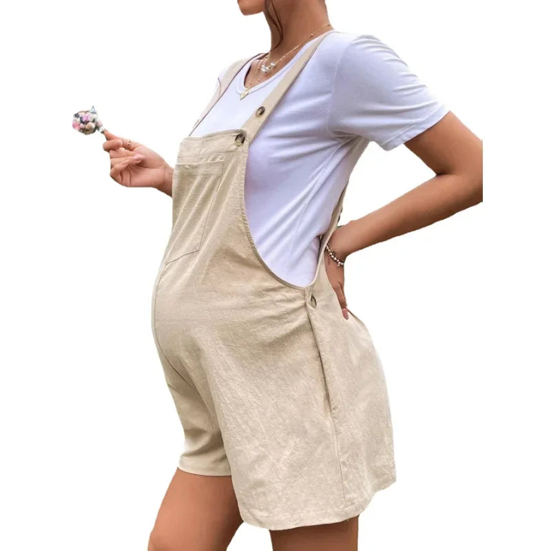 Chic Plus Size Maternity Jumpsuit for Summer Bliss ATHLEXES