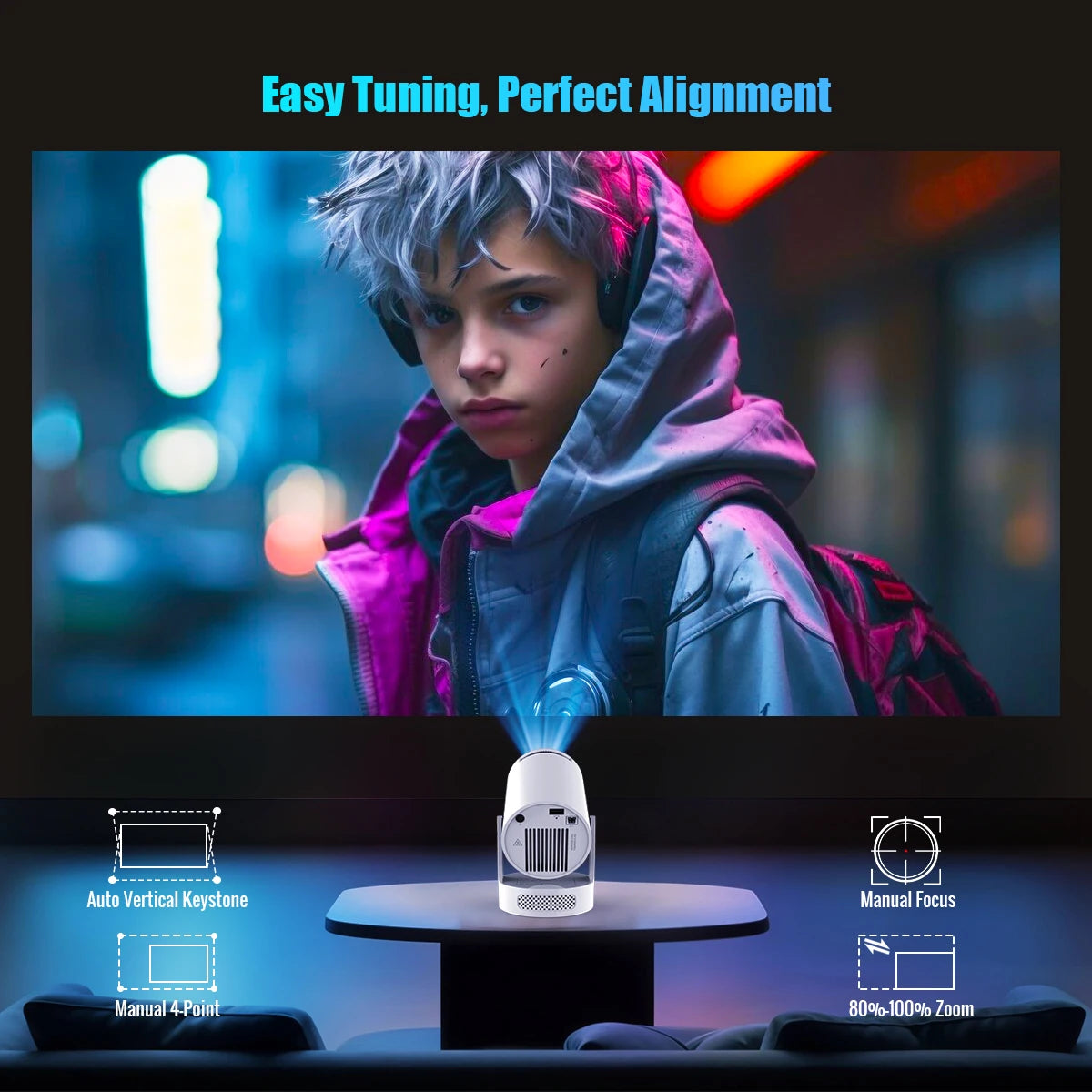 Magcubic 4K Home Theater Projector ATHLEXES