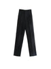 Chic High Waist Straight Leg Office Pants ATHLEXES