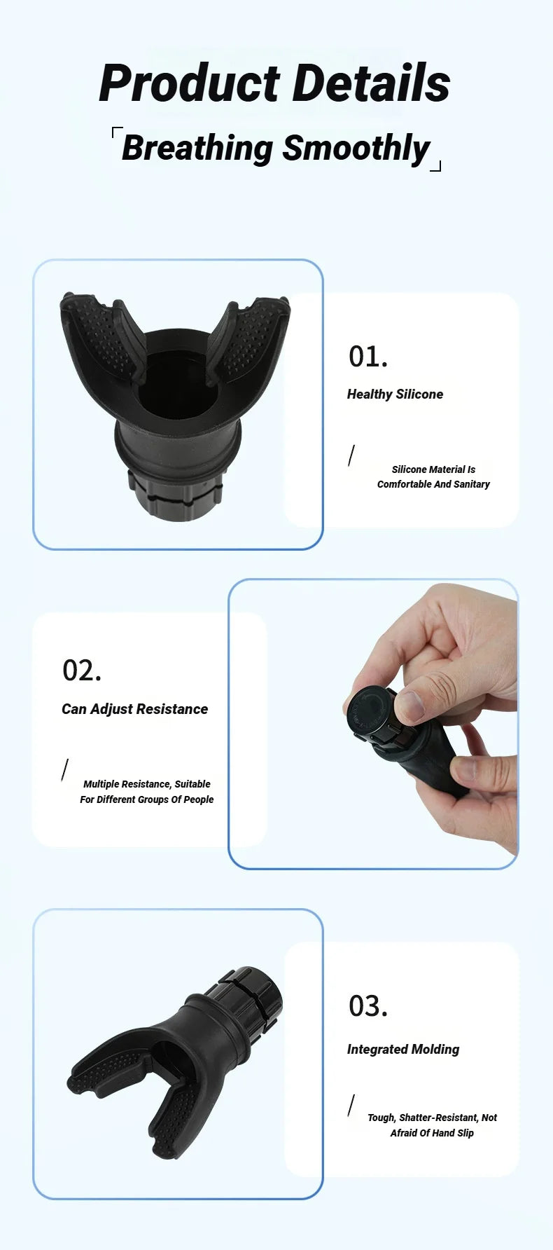 BreatheFit Portable Lung Exerciser ATHLEXES