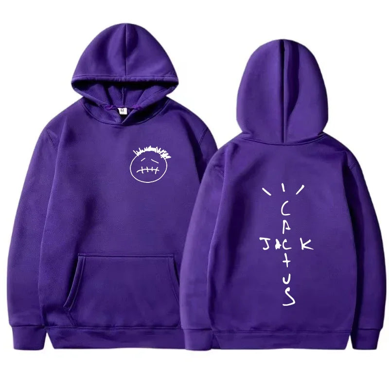Cactus Jack Hip Hop Oversized Unisex Hoodie ATHLEXES