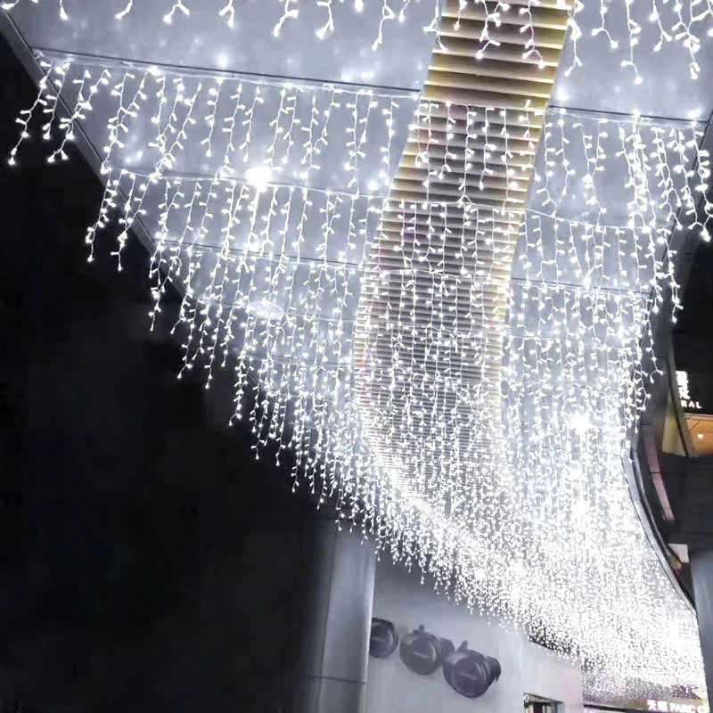 Enchanting LED Fairy Curtain Lights for Outdoor Decor ATHLEXES