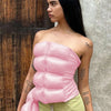 Goddess Glam Metallic Corset Top ATHLEXES