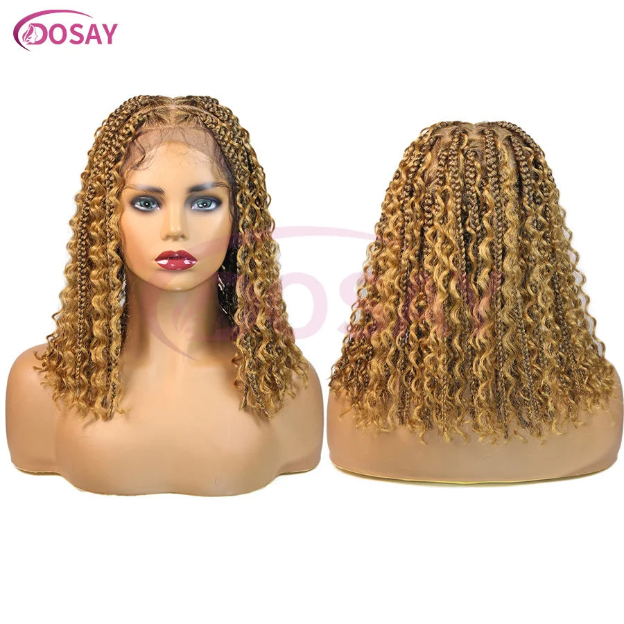 Bohemian Goddess Curly Bob Lace Front Wig ATHLEXES