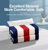 CozyStripe Heated Blanket with Adjustable Warmth ATHLEXES