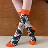 Colorful Cotton Women's Socks - Trendy Hedgehog & Sloth Designs ATHLEXES