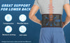 LumbarEase Adjustable Back Support Belt for Pain Relief ATHLEXES