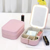 LuxeGlow Portable LED Makeup Mirror Case ATHLEXES