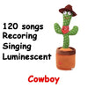 Singing Cactus Toy with LED and 120 Fun Songs ATHLEXES